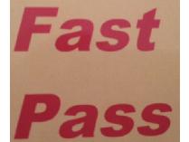 Carpool Lane FastPass for Middle School Only!