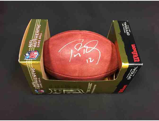 Tom Brady Autographed NFL Football
