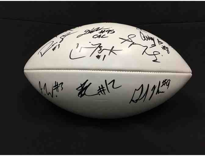 Autographed Football Signed by NCAA Players