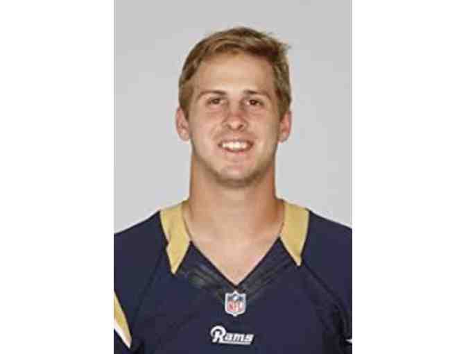 Jared Goff - Autographed Rams Jersey