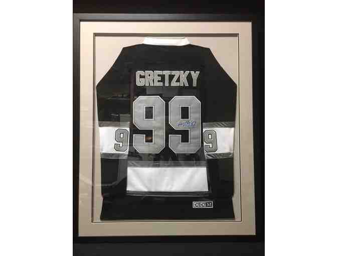 Wayne Gretzky Signed and Framed Kings Jersey (41' x 38')