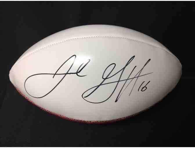 Autographed Football - Jared Goff (L.A. Rams)