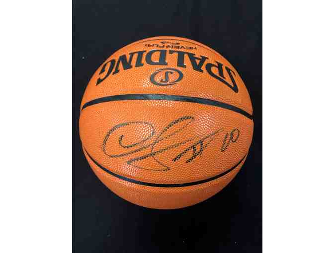 Autographed Basketball - DeMar DeRozan
