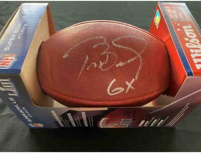 Tom Brady Super Bowl LIII Autographed Football