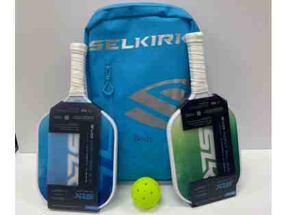 Selkirk Pickleball Bag, Paddles, and Balls Set