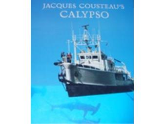 'Jacques Cousteau's Calypso' book autographed by Jacques-Yves Cousteau