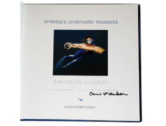 'America's Underwater Treasures' Book autographed by Cousteau Family & Expedition Team