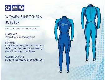 Ocean Futures Society, Body Glove Women's .5 mm Wetsuit