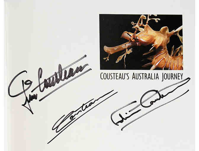 'Cousteau's Australia Journey' Book Autographed by the Cousteau Family