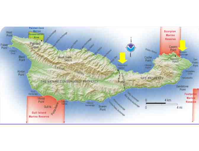 Day trip to Santa Cruz Island, for 2, with Island Packers