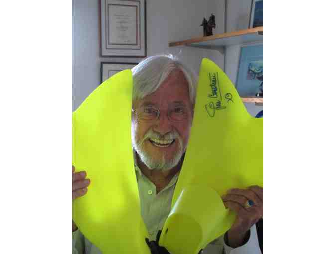 Force Fin: SCUBA Diving Fins signed by Jean-Michel Cousteau and Bob Evans