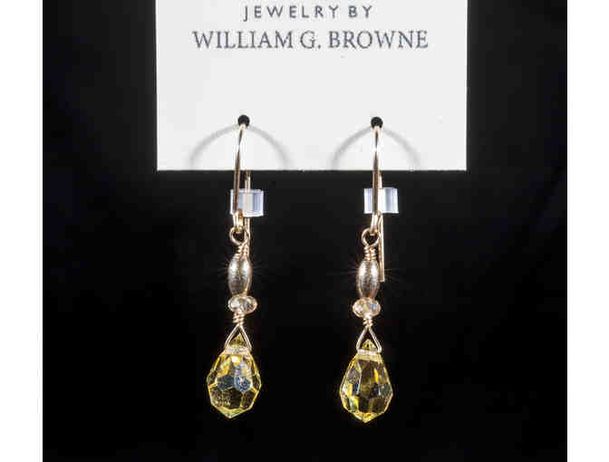 Gold Swarovski Earrings