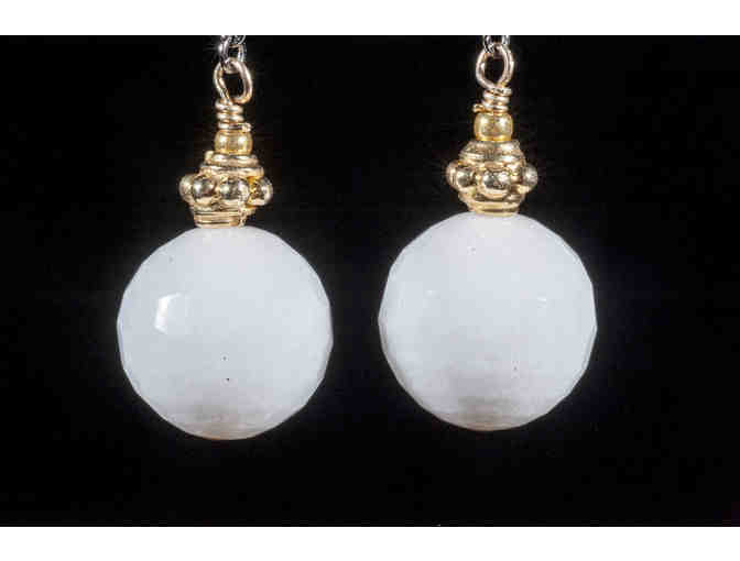 White Quartz Earrings