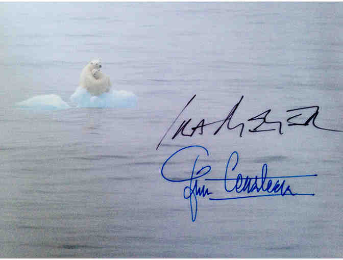 'ICE At the Ends of the Earth' Book: Autographed by Ira Meyer and Jean-Michel Cousteau