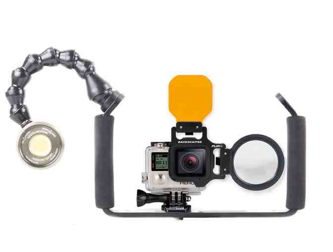 Backscatter FLIP4 Pro Package for GoPro Camera with Light & Motion Sola Video Light