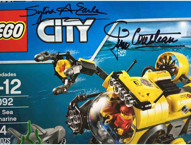 LEGO Submarine Building Kit signed by Dr. Sylvia Earle & Jean-Michel Cousteau