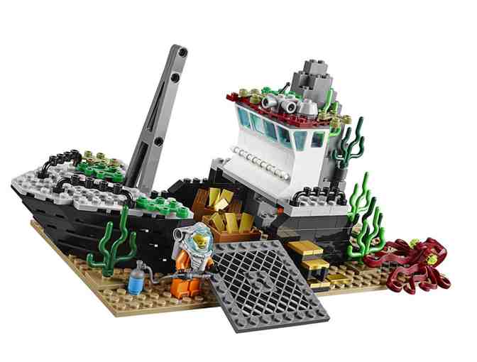 LEGO Exploration Vessel Building Kit signed by Dr. Sylvia Earle and Jean-Michel Cousteau