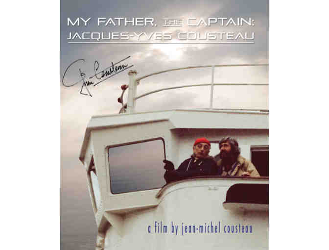 'My Father, The Captain: Jacques-Yves Cousteau' DVD signed by Jean-Michel Cousteau