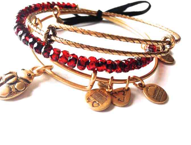 Alex & Ani Ladybug Expandable Bracelet Set