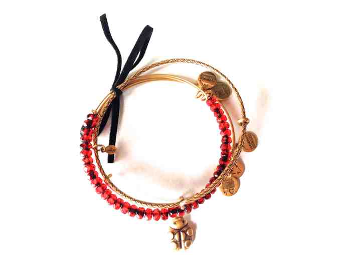 Alex & Ani Ladybug Expandable Bracelet Set