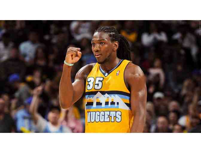 Kenneth Faried Autographed Nuggets Basketball