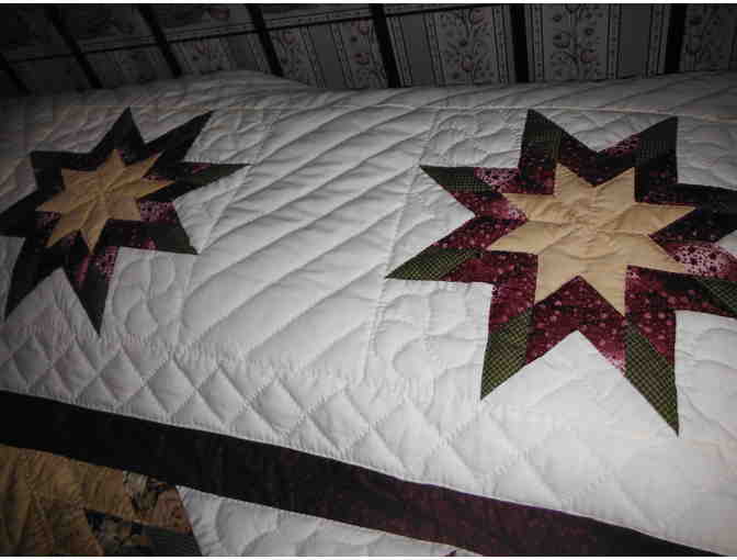 Amish Handmade Quilt 'Star in the Stars'