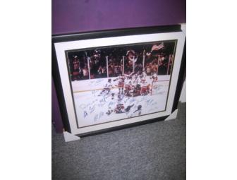 Autographed 1980  USA 'Miracle on Ice' Hockey Team photo