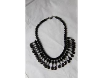 Handmade Black Bead Peruvian Jewelry