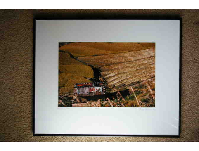Matted and Framed Photograph of Paro Valley, Bhutan