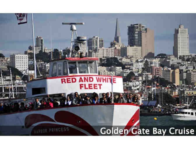 Red and White Fleet's 'Golden Gate Bay Cruise' 2 Tickets