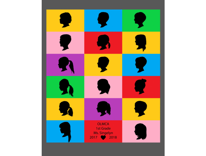 Ms. Singelyn 1st Grade Class Project: Class Profile Book & Silhouette Print