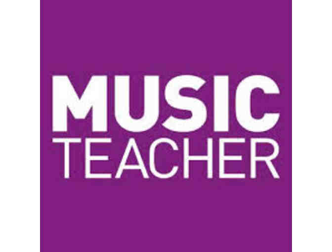 Music Teacher for a half-day