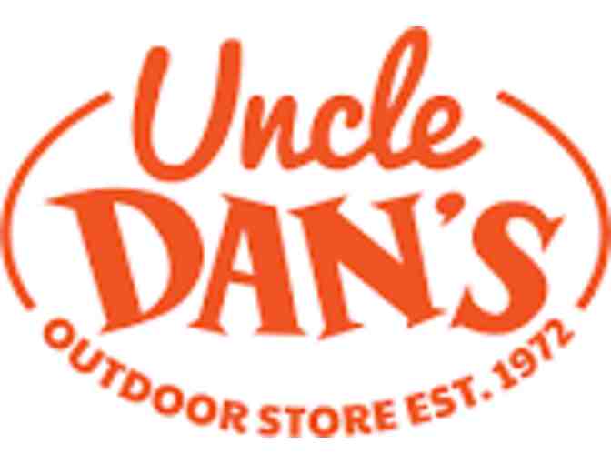 Uncle Dan's Sporting Goods - $50 gift card and shirts