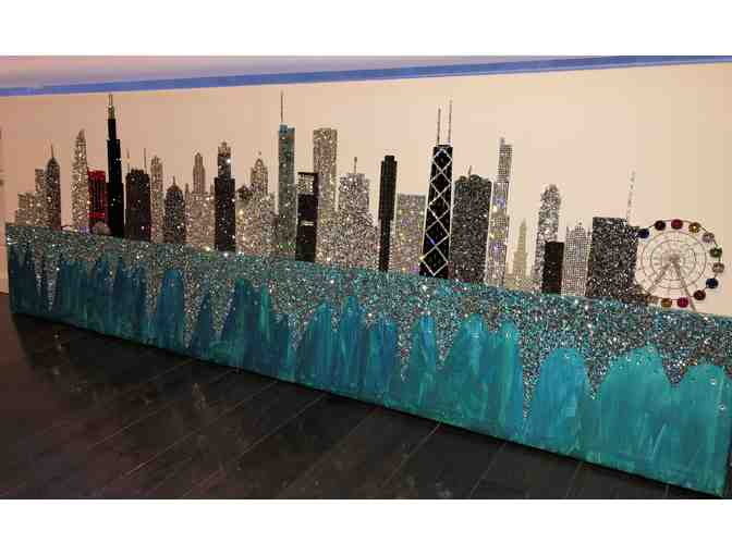 1st Grade - Louras Class Project - Chicago Skyline Canvas