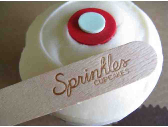 A Dozen Freshly Baked Sprinkles Cupcakes