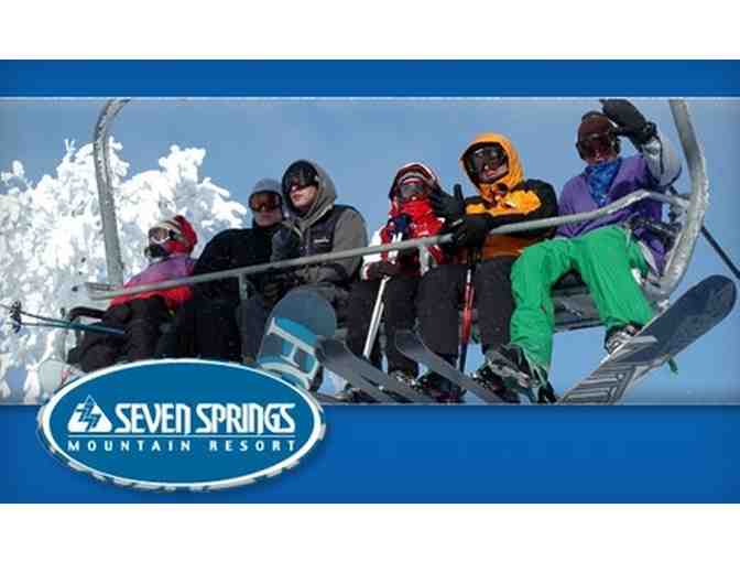 2 Lift Tickets to Seven Springs Mountain Resort