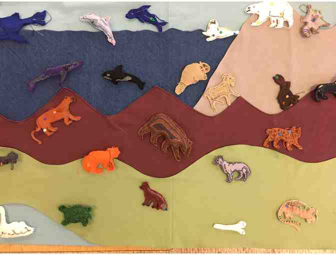 Peace Arbor Animals of North America Wall Hanging