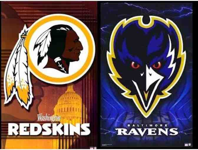2 Tickets to Ravens vs. Redskins - Photo 1