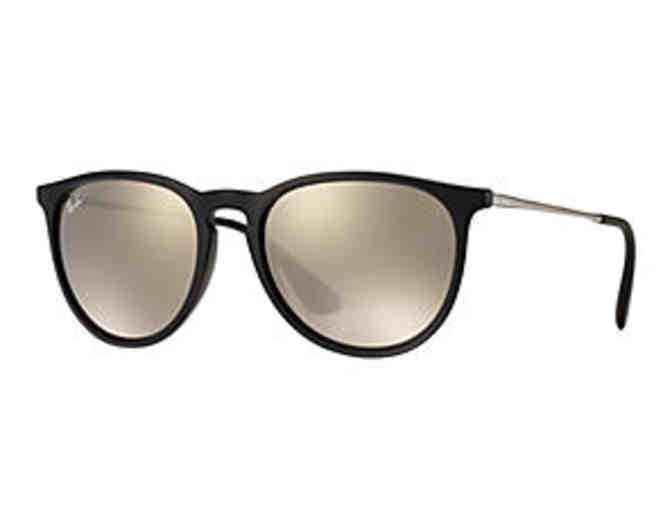 Ray-Ban Erika Sunglasses Black with Gold Mirror Lenses