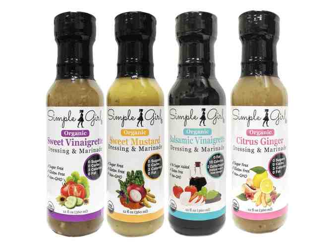Four Pack Variety of Salad Dressings from Dress It Up Dressing