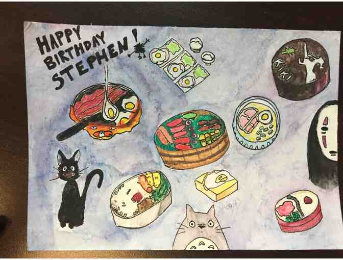 Handmade Watercolor Card for Special Occasion by Ariel (2)