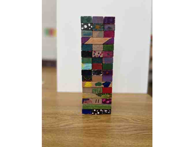 Hand-Painted Jenga Set by the Academy Class