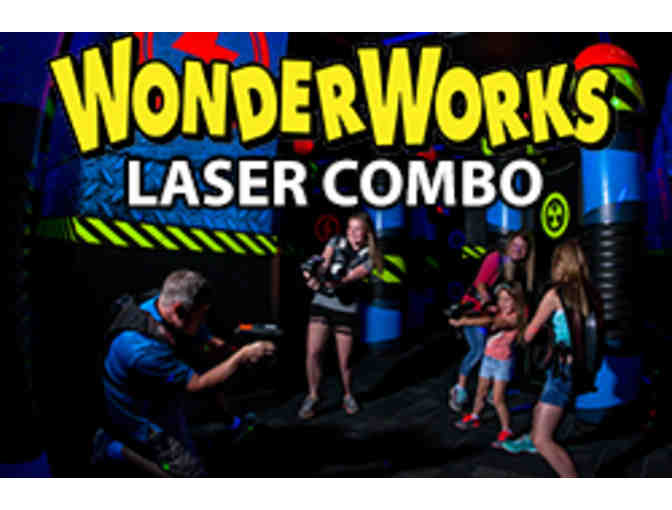 2 WonderWorks Orlando Laser/Ropes Course Combo Tickets
