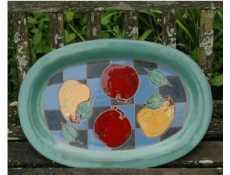 Platter from Crow Valley Pottery