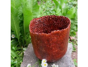 Large Handbuilt Ceramic Pot by Leslie Rae