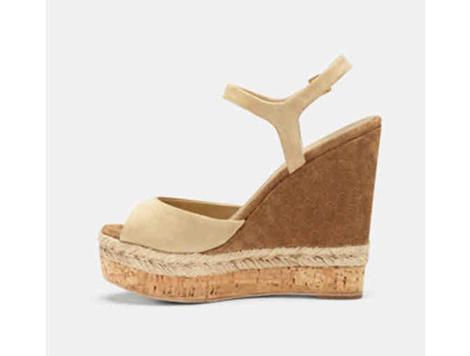 Gucci  Suede Wedge Sandals