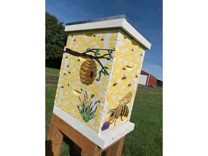 Bee Hive Painted