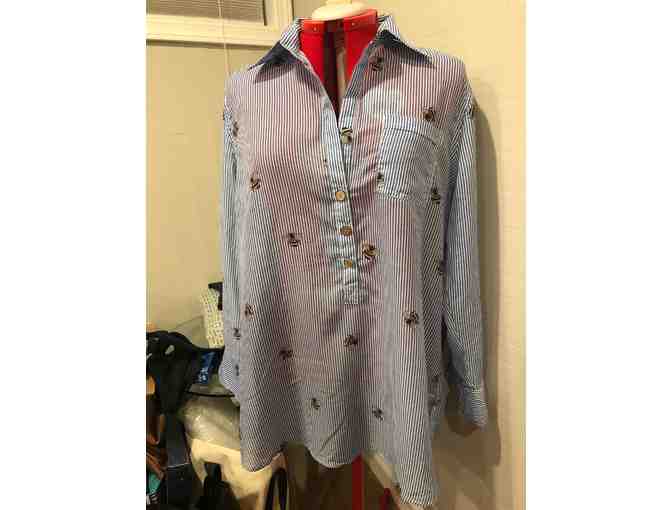 Semi-Sheer Floaty Beach Coverup/Tunic