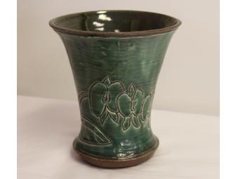 Fired Up Studios Vase and Certificate