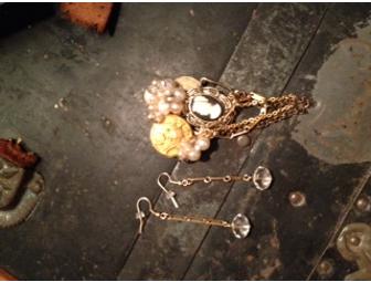 Merino Wrap and Earrings